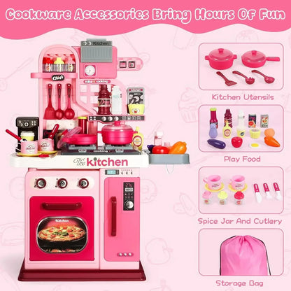 Kids Kitchen Playset and Kitchen Accessories Ohberri