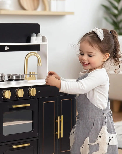 Play Kitchen Wooden with Marble-Style - Ohberri