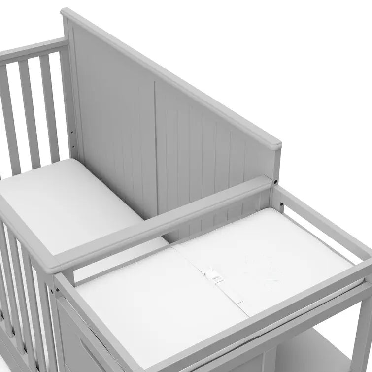 Multi Functional Wooden Bedroom Modern Solid Baby Crib - Ohberri