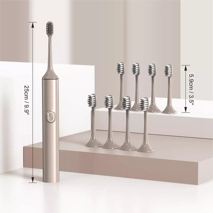 Electric Toothbrush with 8 Brush Heads for Adults Rechargeable Ohberri