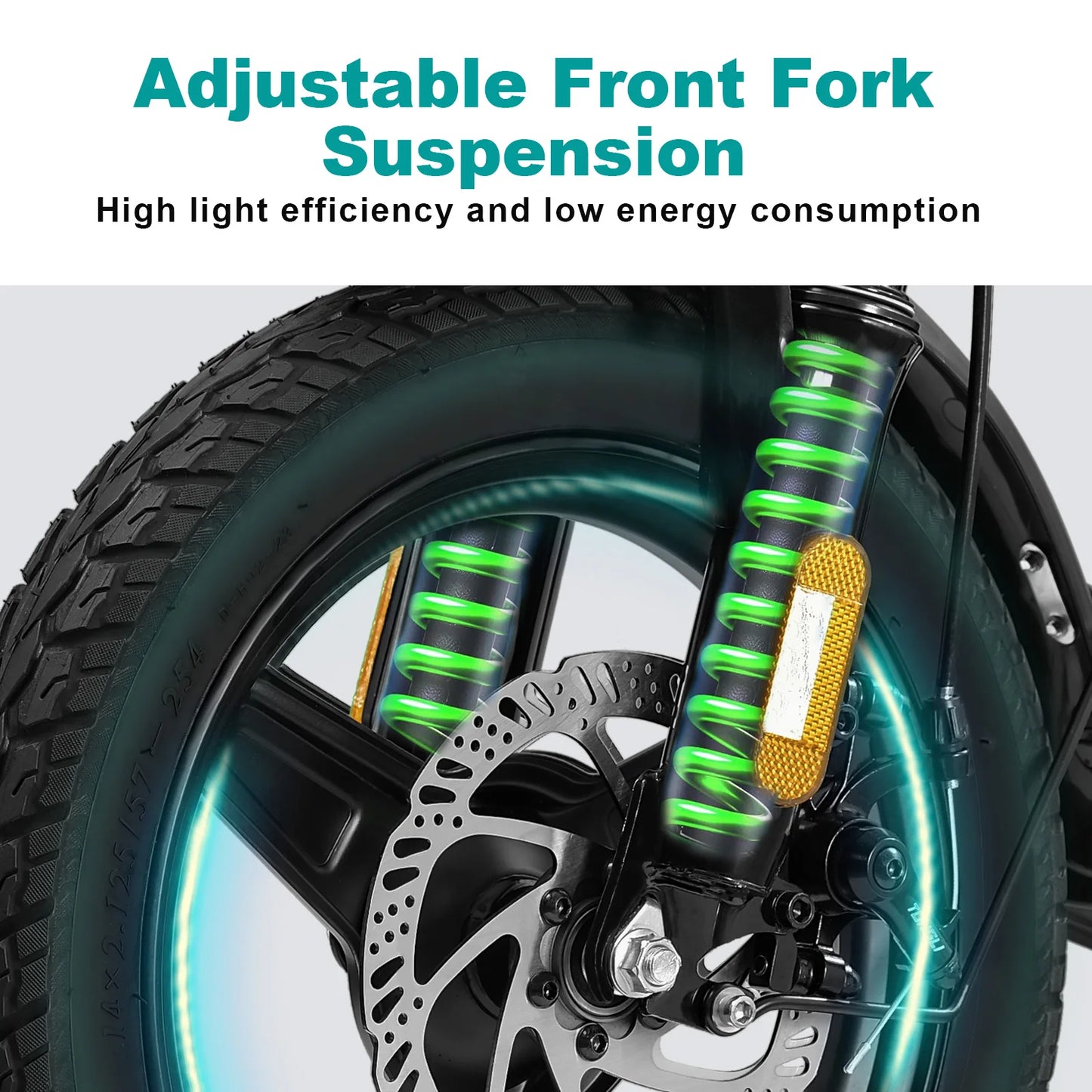 14-inch electric bike 500W motor 20-mile maximum range - Ohberri