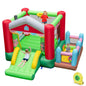 4-in-1 Farm Themed Inflatable Bounce House with Slide Ball Pit & Basketball Hoop - Ohberri