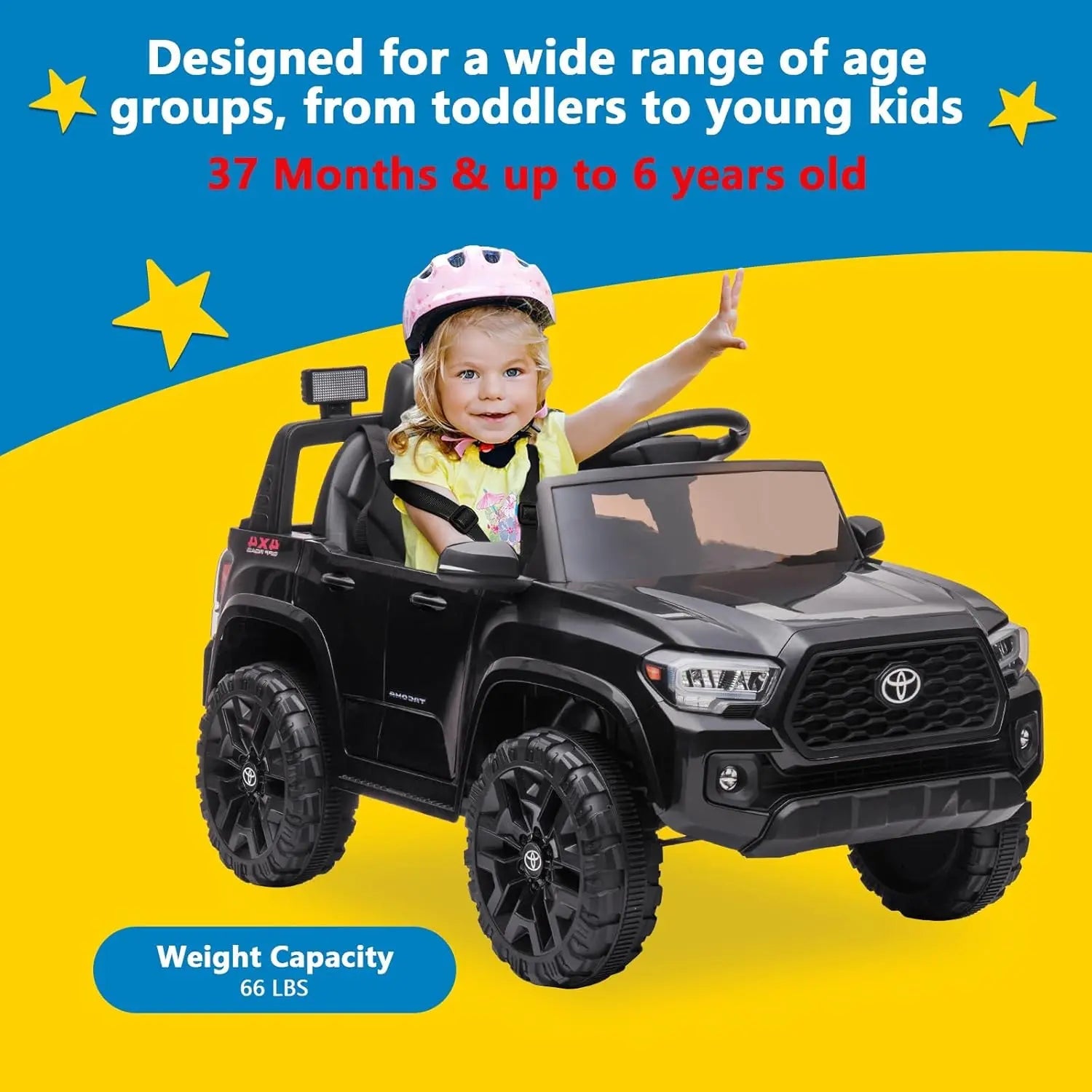 12V Kids Ride on Truck Electric Vehicle Toy with Remote Control Ohberri