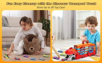 Dinosaur 3-In-1 Transport Truck Ohberri