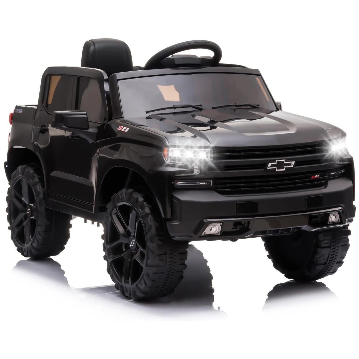 12V Kids Ride on Truck with Remote Control, MP3/Bluetooth LED Light Ohberri