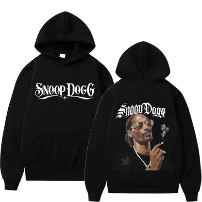 Pullover Snoop Dogg Graphic Hooded Sweatshirt Ohberri