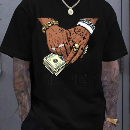 round neck cotton short sleeved T-shirt Ohberri