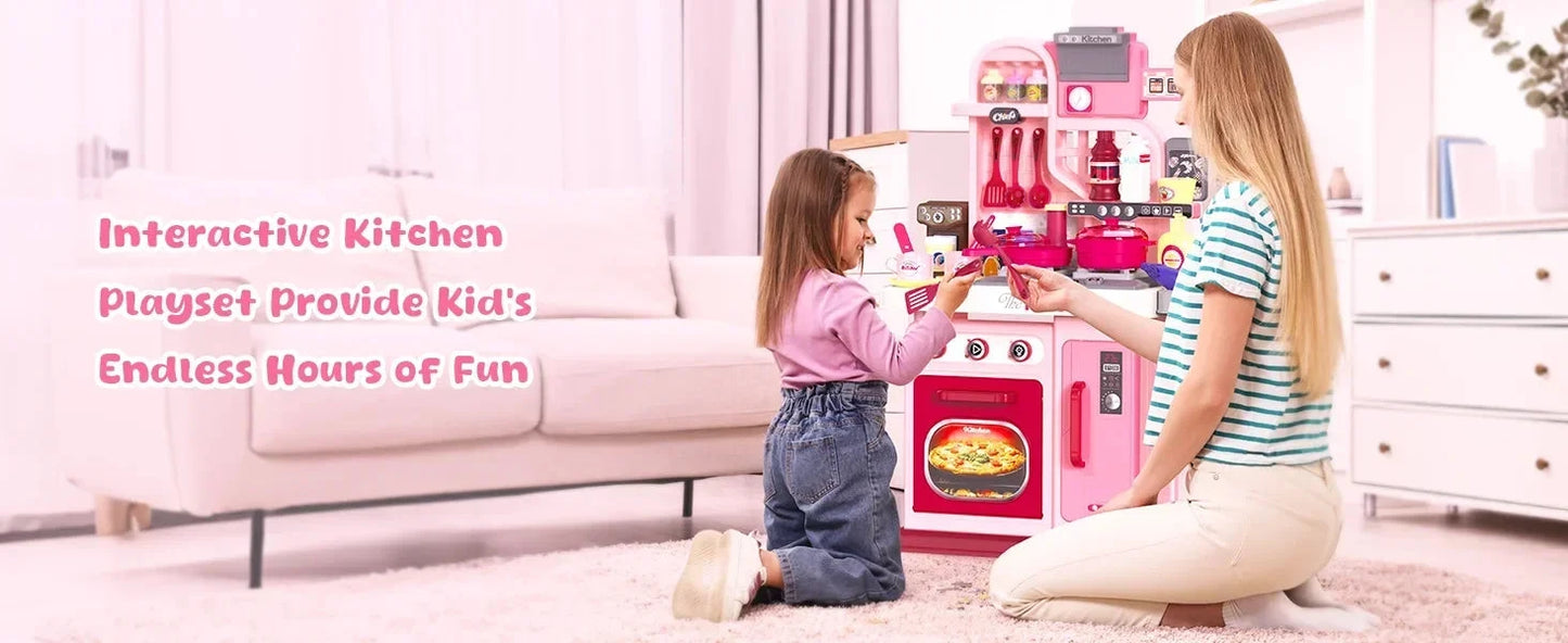 Kids Kitchen Playset and Kitchen Accessories Ohberri
