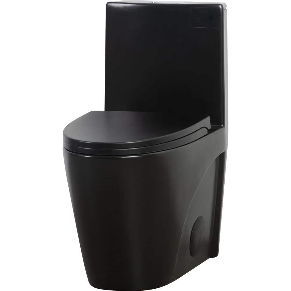 Dual-Flush, Water-Saving Elongated Ohberri