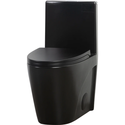 Dual-Flush, Water-Saving Elongated Ohberri