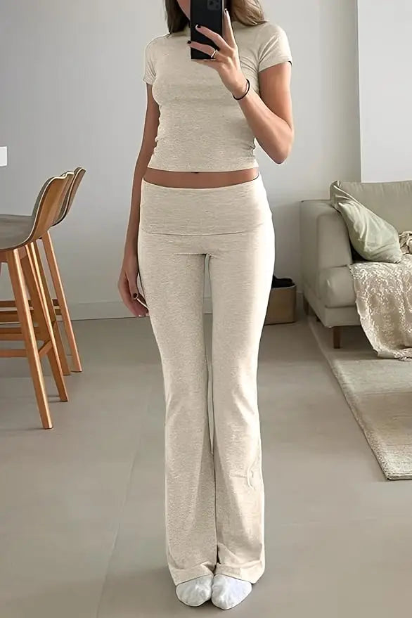 Women's two-piece sports leisure yoga set Ohberri