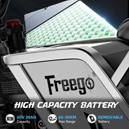 6000W Brushless Gearless Motors 30AH Lithium Battery Speed 90Kmh Electric Dirt Bike - Ohberri