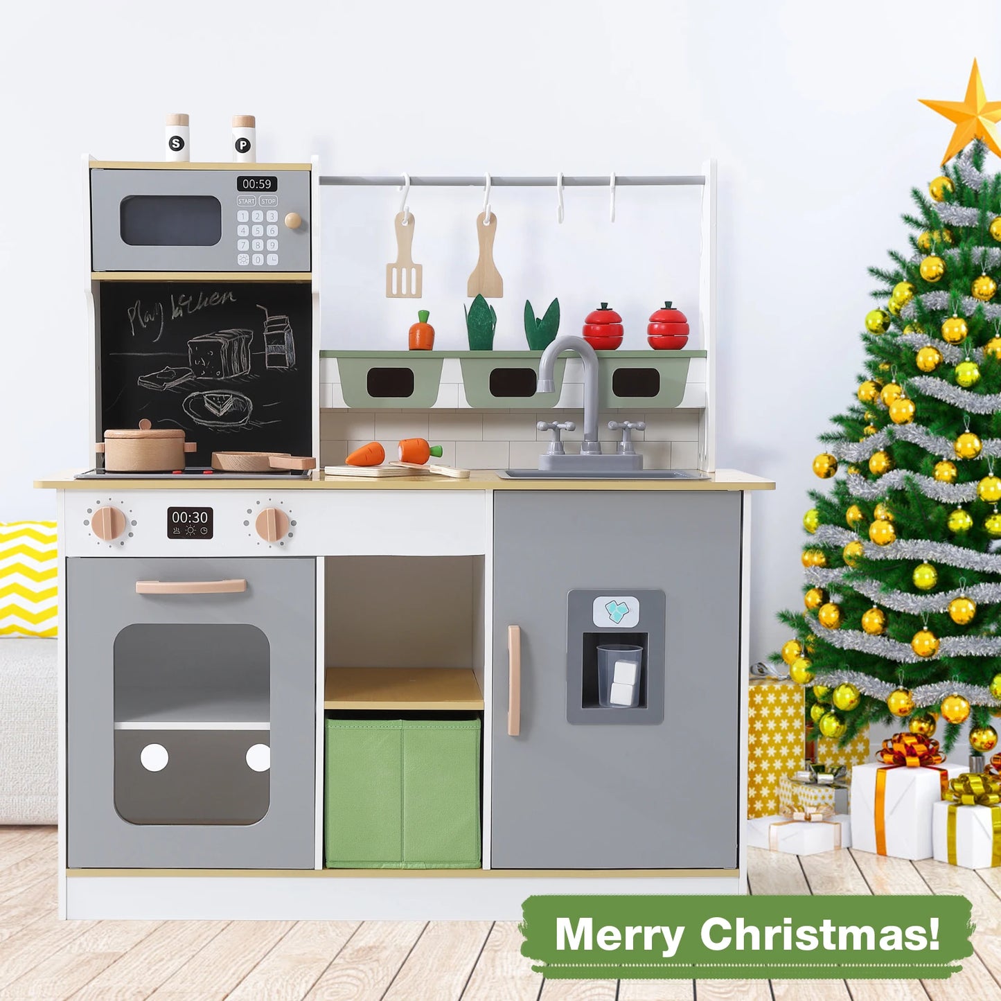 Children's Play Toys Simulated Kitchen Toys Wooden Vegetable Toys - Ohberri