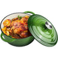 3 Quart Enameled Cast Iron Dutch Oven Pot with Lid, Oven Safe up to 550° Ohberri