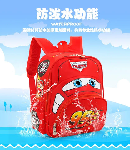 3D cartoon car shape large capacity backpack - Ohberri