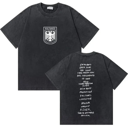 Washed Vintage Graphic T-Shirt Ohberri