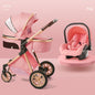 3 in 1 High Landscape Stroller - Ohberri