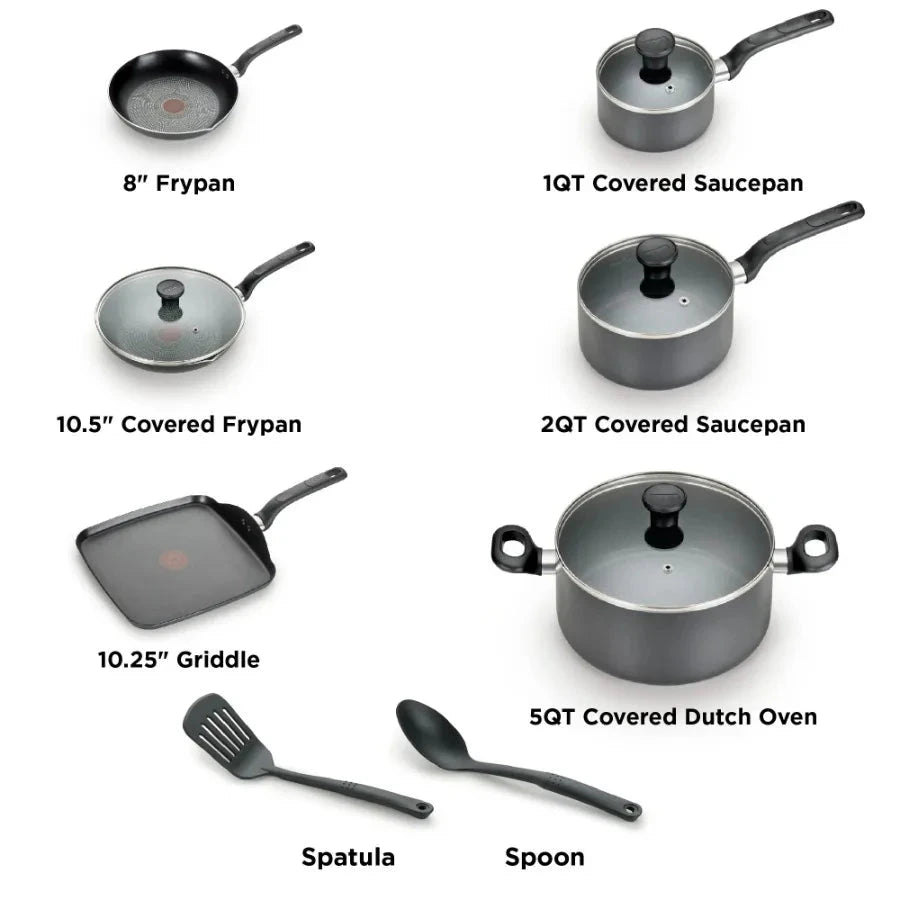 2-Piece Non-Stick Cookware Set, Pots and Pans Ohberri
