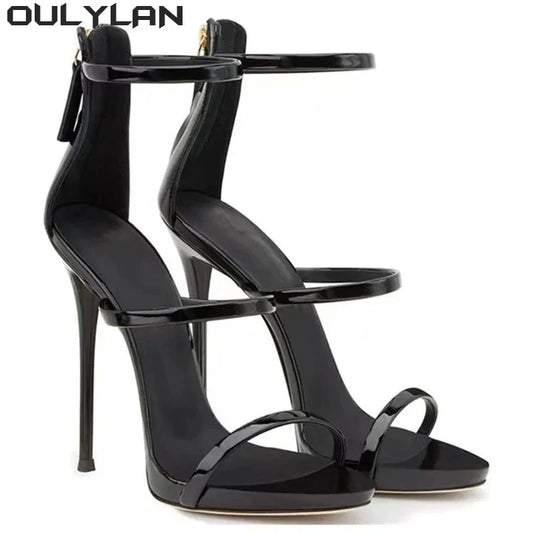 Stiletto Heels Sandals High-quality Ohberri
