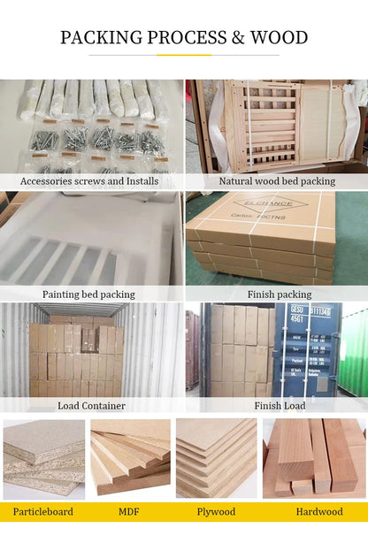 High-Quality Height Adjustable Baby Crib Bed - Ohberri