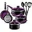 Pots And Pans Set Kitchen Cookware Sets Nonstick Aluminum Cooking Essentials 11 Pieces Ohberri