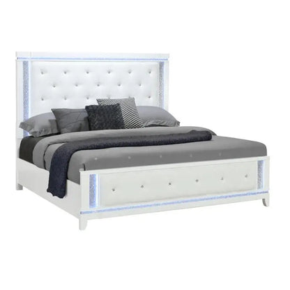 5PC Bedroom Set - White King Bed & Furniture - Ohberri