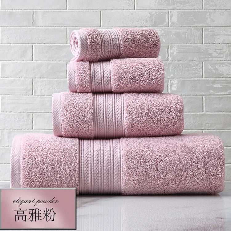 T416A Custom made hotel 1 piece dusty pink white grey light green thick quick dry Cotton Terry hand towel bath Towel Face Towel - Ohberri