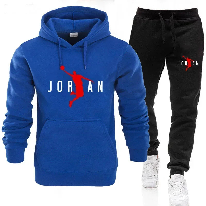 Men's Tracksuit Hoodie Pants 2Pcs Sets Ohberri