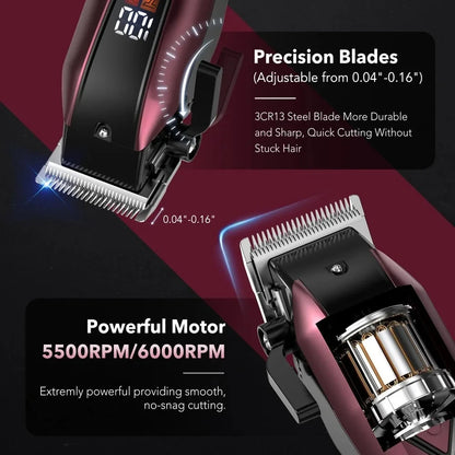 Professional Hair Clippers for Men Trimmers Set Ohberri