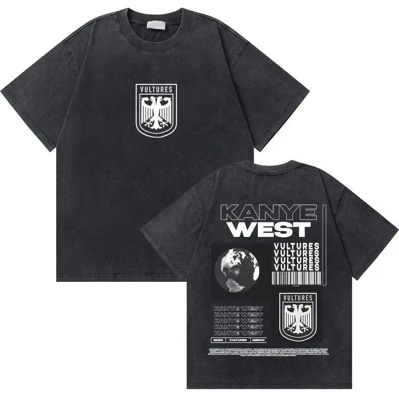 Washed Vintage Graphic T-Shirt Ohberri