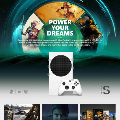 Microsoft Xbox Series S – 1TB White - Ohberri