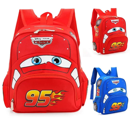 3D cartoon car shape large capacity backpack - Ohberri
