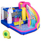 Unicorn 5-in-1 Large Inflatable Bounce House, Inflatable Water Slide for Kids - Ohberri