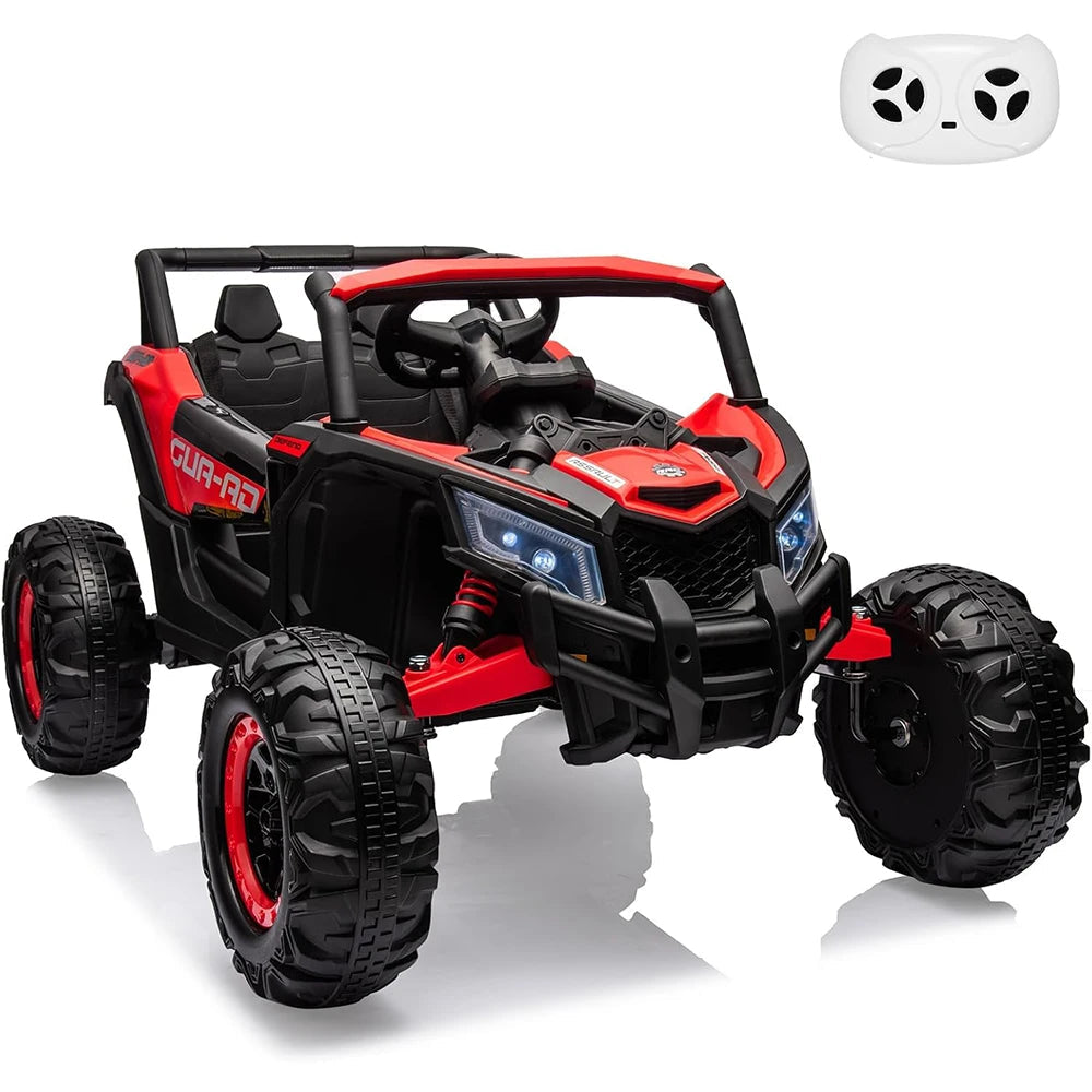 2 Seater Ride On Car, 24V Kids Ride On UTV Car w/Remote Control Ohberri