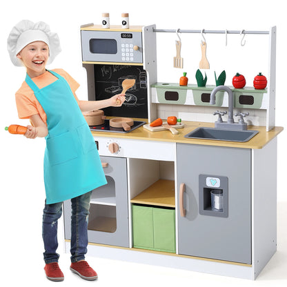 Children's Play Toys Simulated Kitchen Toys Wooden Vegetable Toys - Ohberri