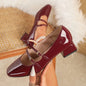 Mary Jane Leather High Heels Ohberri