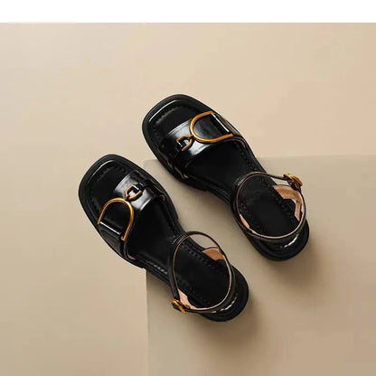 Leather Retro Fashion Sandals Ohberri