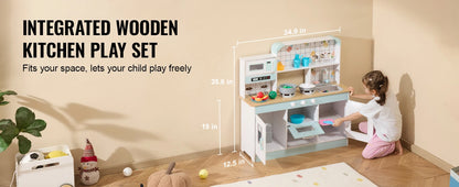 Kitchen Play Set Simulated Cooking Food Tableware - Ohberri