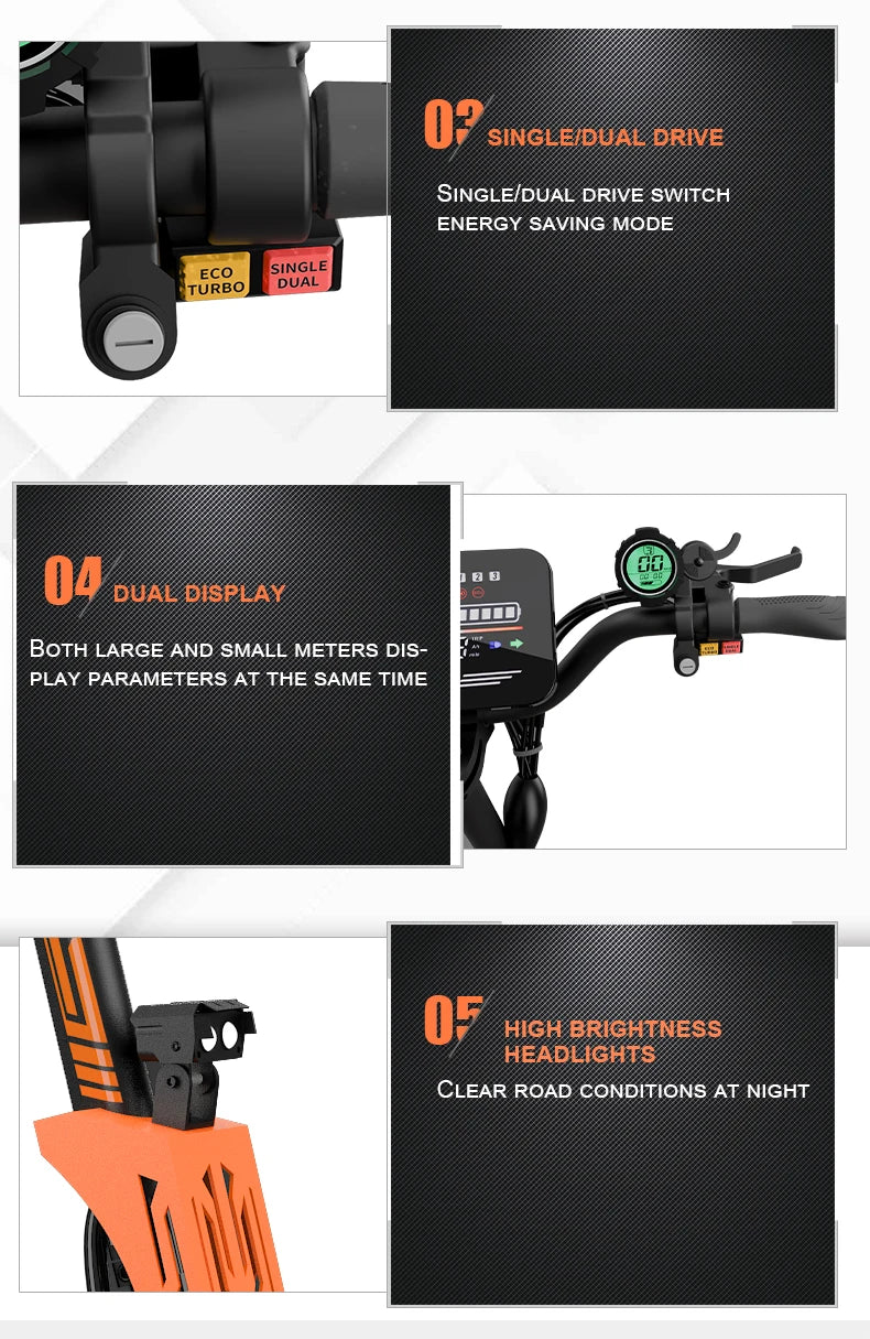 5600W Adult Electric Scooter Dual Motor Top Speed 46MPH,60V27AH, 11-inch Off-Road Tires Sport Ohberri