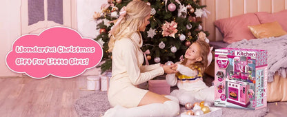 Kids Kitchen Playset and Kitchen Accessories Ohberri