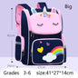 Kid Backpack for Girl Unicorn Children Rainbow Eyes School Bag Ohberri