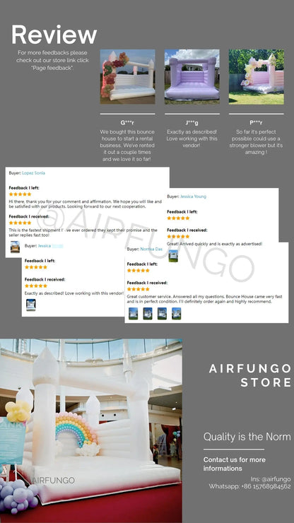 9x9x7ft Soft Play White Bounce House With Slide Ball Pit - Ohberri