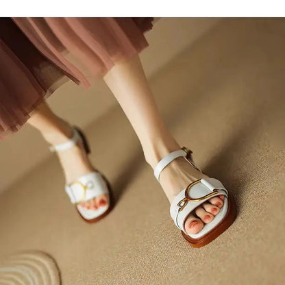 Leather Retro Fashion Sandals Ohberri