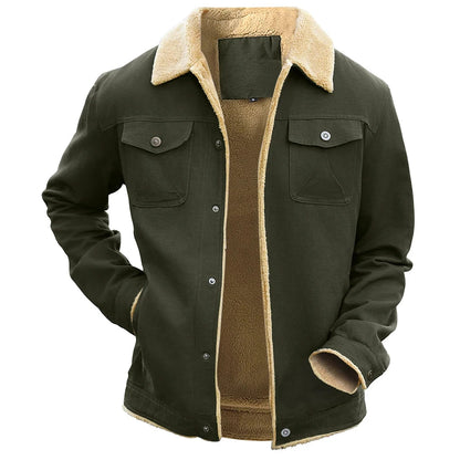 Men's Jackets Winter Warm Waterproof Fleece Lined High Quality Multi-color Coat Ohberri