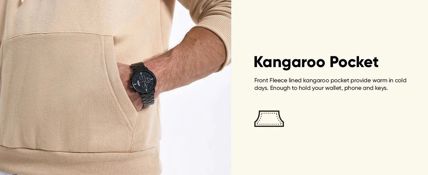 Bold Skull Letter Print Long Sleeve Pullover with I'm Who I Am Design Hoodie Ohberri