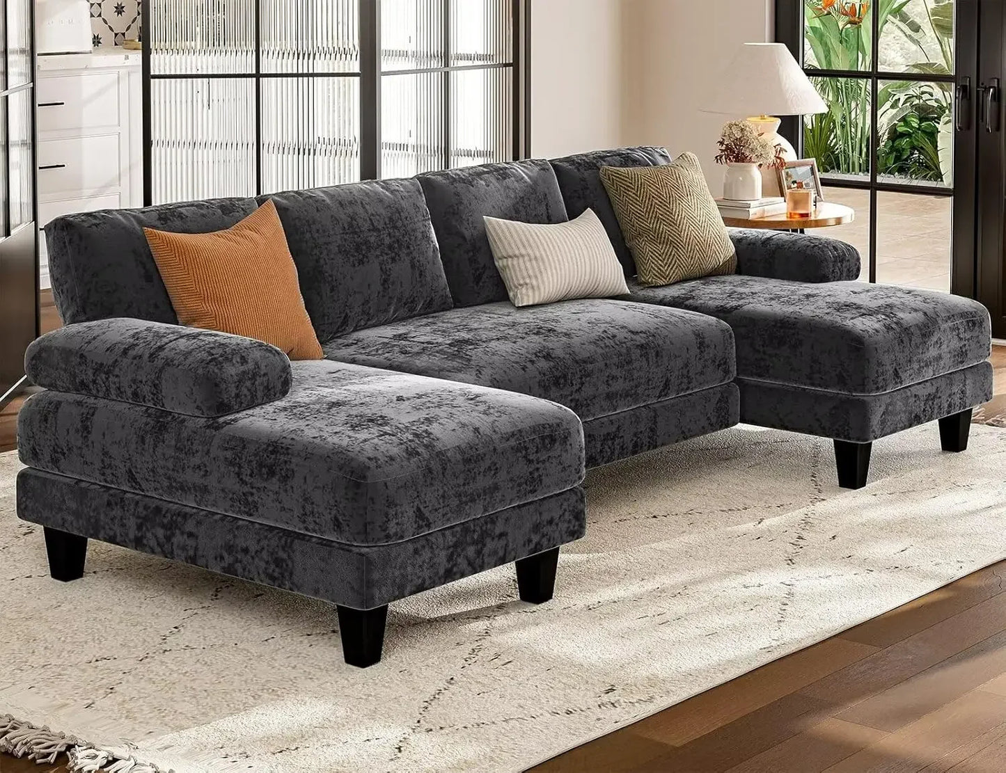 U Shaped Sectional Couch - Ohberri