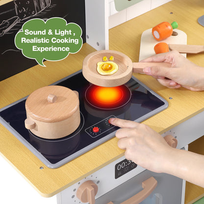 Children's Play Toys Simulated Kitchen Toys Wooden Vegetable Toys - Ohberri