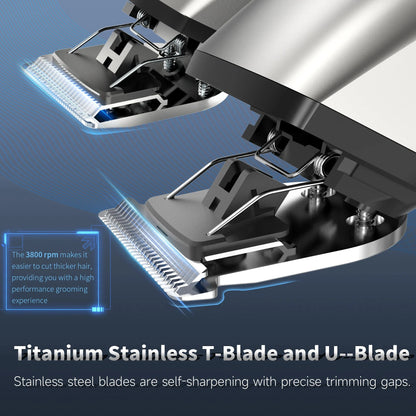 Electric Hair Clippers Shaver For Men's 5 In 1 Professional Ohberri