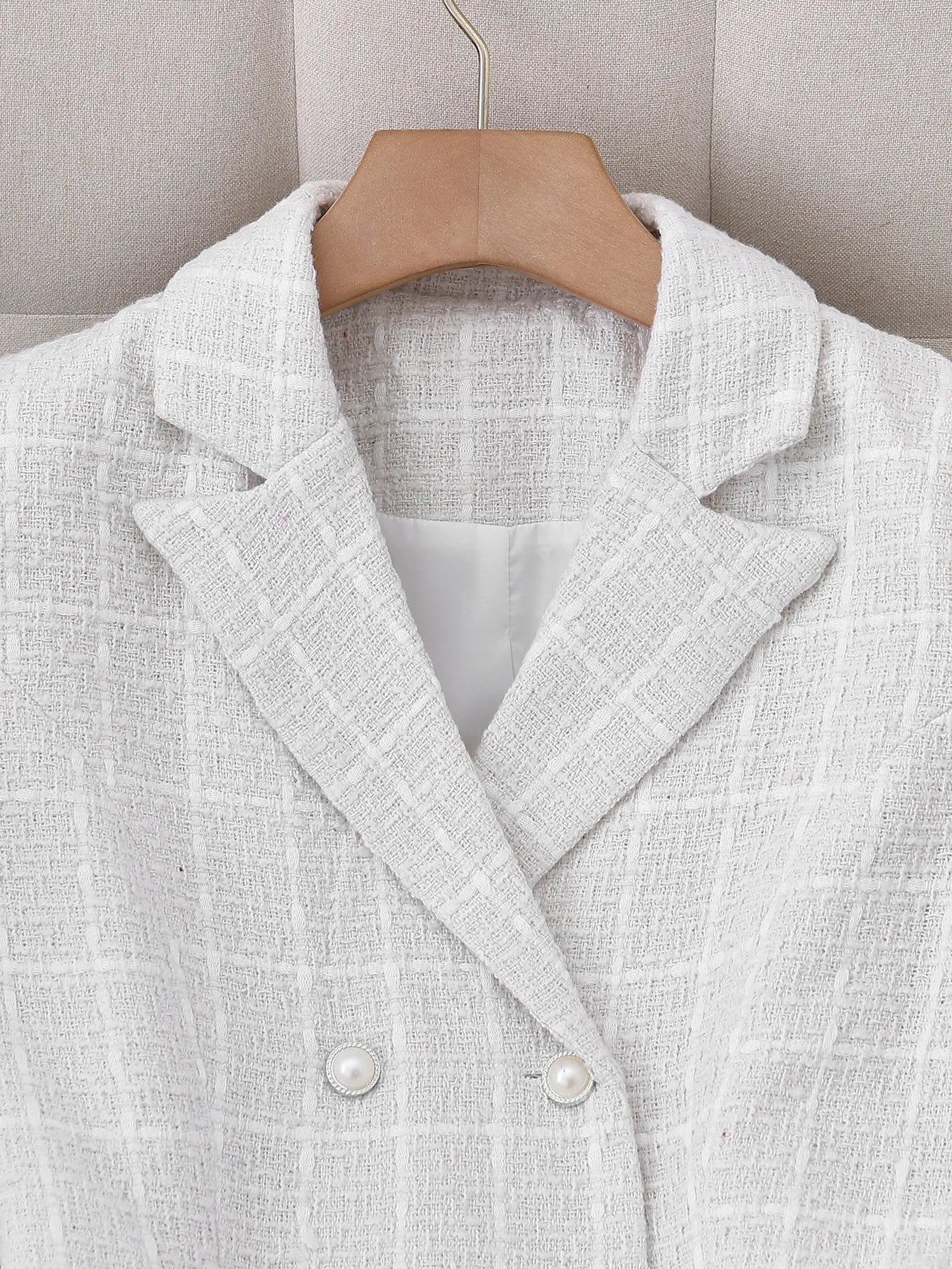 elegant urban regular fit lapel collar long sleeves jacket and skirt set Ohberri