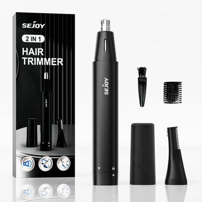 2-IN-1 Nose Hair Trimmer Men Women Ear Hair Trimmer Small Electric Trimmer Ohberri
